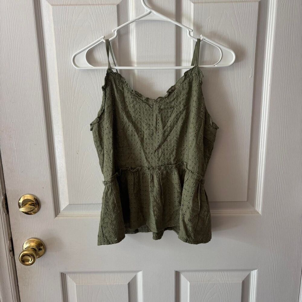 Unbranded Women's Green and Khaki Vest